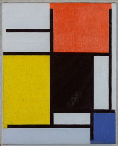 Composition with Red, Yellow, Black, Blue and Grey, 1921 by Piet Mondrian